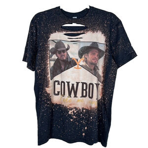 Yellowstone Series Womens Sz M Cowboy take me away! T-shirt event TV show